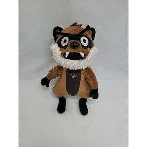VLCM Rabid Ferret Plush Vampire Ferret Stuffed Animal Mad Ferret Fangs 9"